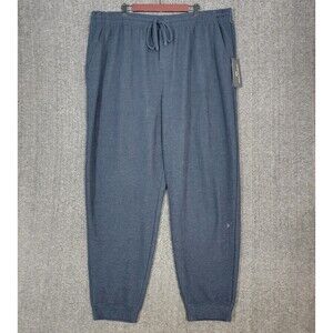 Shaquille O'Neal Sweatpants Mens 4XLT Big and Tall XLG Blue Athletic Lounge